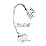 4000K Side Hole Type LED Gooseneck Lamp Wall Lamp Spotlight Wall Sconces for Bedroom 110‑240V