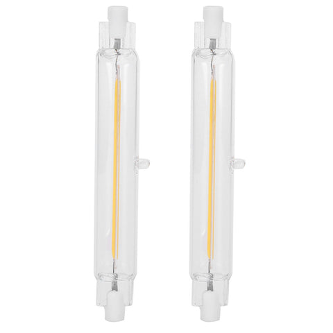 2Pcs R7S Light Bulb COB 15W Double Ended Light Source 118mm Flood Light Accessory 220VWarm White 3000K