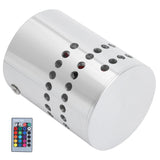 3W RGB Spiral LED Wall Light Ceiling Lamp Remote Control Wall Lamp for Hallway AC 85-265V