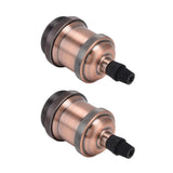 2PCS Vintage Lamp Socket Retro Aluminum Lamp Holder DIY Accessories for E26/27 Vintage BulbsRed Bronze In Australia - Darrahopens