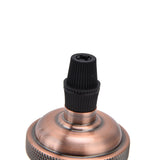 2PCS Vintage Lamp Socket Retro Aluminum Lamp Holder DIY Accessories for E26/27 Vintage BulbsRed Bronze