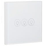 WiFi Touch Light Switch Voice Control Dimmable Smart Wall Touch Switch with Timer for Tuya 90‑250V