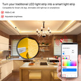 For Zigbee LED Driver Smart Home LED Strip Controller RGB+CW Light Strip Controller with App DC12~24V