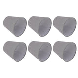 6 Pcs Cloth Lamp Shade Good Light Transmission E14 Candle Bulb Lamp Cover Classic Fabric Lampshade for Bedroom In Australia - Darrahopens
