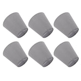 6 Pcs Cloth Lamp Shade Good Light Transmission E14 Candle Bulb Lamp Cover Classic Fabric Lampshade for Bedroom