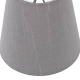 6 Pcs Cloth Lamp Shade Good Light Transmission E14 Candle Bulb Lamp Cover Classic Fabric Lampshade for Bedroom