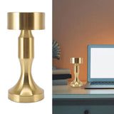 LED Table Lamp Rechargeable Battery Gold High Brightness Electroplating Drawing Process Impact Resistance Night Light B742