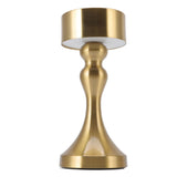 LED Table Lamp Rechargeable Battery Gold High Brightness Electroplating Drawing Process Impact Resistance Night Light B744 In Australia - Darrahopens