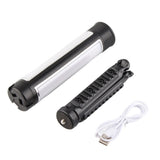 Work Light Three Sides Foldable LED with Tripod USB Charging Camping Lamp for Outdoor Shooting In Australia - Darrahopens