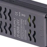 24V Power Supply 60W DC24V IP20 AC110 to 260V to 24V Copper Aluminum Alloy Hollow Design LED Transformer
