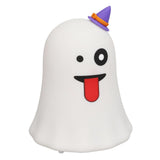 LED Cute Night Lamp Ghost Shaped 7 Colors Light USB Charging Silicone and ABS Bed Light for Kids Bedroom Halloween In Australia - Darrahopens