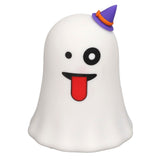 LED Cute Night Lamp Ghost Shaped 7 Colors Light USB Charging Silicone and ABS Bed Light for Kids Bedroom Halloween In Australia - Darrahopens