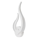 LED Wall Light Flame Shaped Simple Design Acrylic Aluminum Alloy Wall Sconce for Study Corridor Bedroom 85‑265V