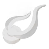 LED Wall Light Flame Shaped Simple Design Acrylic Aluminum Alloy Wall Sconce for Study Corridor Bedroom 85‑265V