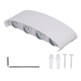 LED Wall Lamp Decorative White Housing White Lighting Indoor Wall Light for Hotel Garden Bedroom 90‑265V 8W In Australia - Darrahopens