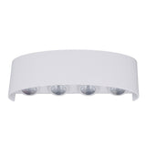 LED Wall Lamp Decorative White Housing White Lighting Indoor Wall Light for Hotel Garden Bedroom 90‑265V 8W In Australia - Darrahopens