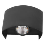 LED Wall Light Waterproof Decorative Aluminum Alloy Black Wall Sconce Lamp for Outdoor 110‑265V Warm Light In Australia - Darrahopens