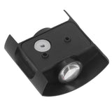 LED Wall Light Waterproof Decorative Aluminum Alloy Black Wall Sconce Lamp for Outdoor 110‑265V Warm Light