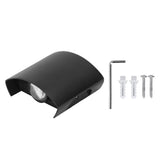 LED Wall Light Waterproof Decorative Aluminum Alloy Black Wall Sconce Lamp for Outdoor 110‑265V White Light In Australia - Darrahopens