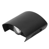 LED Wall Light Waterproof Decorative Aluminum Alloy Black Wall Sconce Lamp for Outdoor 110‑265V White Light In Australia - Darrahopens