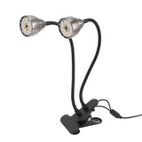 LED Plant Grow Lights Double Head Succulents Grow Fill Light USB Powered Growing Lamp with Clip