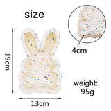Bunny Shape Nonstick Silicone Mold 3D Easter Bunny Mold Fondant Cake Baking Mold for DIY Cake Soap Jelly Pastry