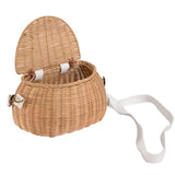 Kids Backpacks Portable Hand Woven Basket Handmade Woven Bike Basket Great for Camping Photography Posing Traveling In Australia - Darrahopens