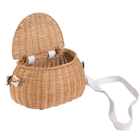Kids Backpacks Portable Hand Woven Basket Handmade Woven Bike Basket Great for Camping Photography Posing Traveling In Australia - Darrahopens