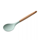 Cooking Scooping Spoon Wooden Handle Baking Utensils Durable Sturdy Silicone Cooking Utensils In Australia - Darrahopens
