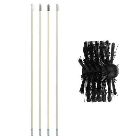 Chimney Cleaning Brush Chimney Sweeping Tool and Rods Kit Duct Clean Kit Cleaning Tool In Australia - Darrahopens