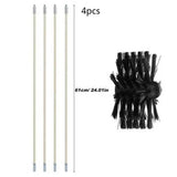 Chimney Cleaning Brush Chimney Sweeping Tool and Rods Kit Duct Clean Kit Cleaning Tool