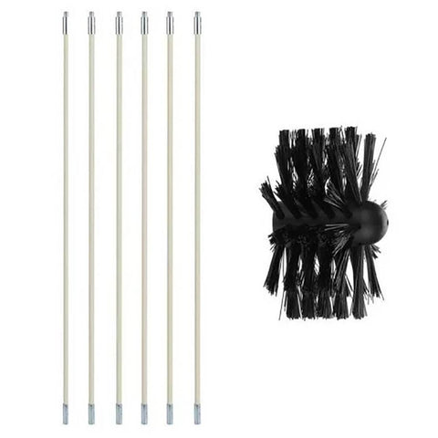 Chimney Cleaning Brush Chimney Sweeping Tool and Rods Kit Duct Clean Kit Cleaning Tool In Australia - Darrahopens