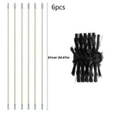 Chimney Cleaning Brush Chimney Sweeping Tool and Rods Kit Duct Clean Kit Cleaning Tool