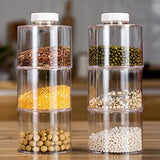 6PCS Spice Storage Boxes Stackable Spice Tower Racks Transparent Seasoning Cans Kitchen Tools In Australia - Darrahopens