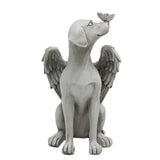 Garden Resin Statue Butterfly Angel Dog Sculpture Pet Dog Memorial Statue for Outdoor Garden Yard Decor In Australia - Darrahopens