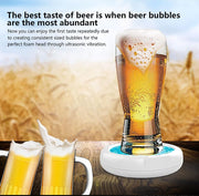 Beer Frother Ultrasonic Beer Foamer Beer Foam Maker for Family Parties Bars
