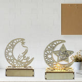Ramadan Moon Shaped LED Light Muslim Ramadan Decoration Table Lamp for Home Festival Party Decoration In Australia - Darrahopens