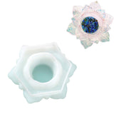 Flower Resin Mold Candle Holder Mold Silicone Mold for DIY Jewelry Box Candy Box Home Table Decor In Australia - Darrahopens