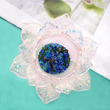 Flower Resin Mold Candle Holder Mold Silicone Mold for DIY Jewelry Box Candy Box Home Table Decor