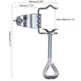 Balcony Umbrella Holder Parasol Table Clamp Patio Beach Umbrella Holder for Parasols 24mm-32mm Diameter In Australia - Darrahopens