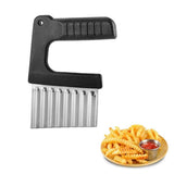 Chips Wave Cutter Stainless Steel Potato Cutter Fruit Vegetable Salad Cutter Tool for Vegetables Potatoes Onions In Australia - Darrahopens