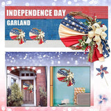 Front Door 16 in Wreaths for Independence Day Memorial Patriotic and 4th of July Veterans Day American Floral Vines Garland Ornaments In Australia - Darrahopens