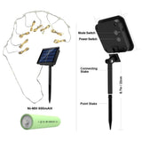 Solar Parasol Lighting with Remote Control 104 LED 8 Modes Fairy Lights Umbrella Light for Patio Outdoor and Indoor Decorative Light