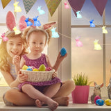 1.5m Easter Rabbit String Light 10 LED Lamp Easter Bunny Decorative Light Easter Decoration Happy Easter Decor