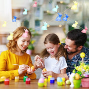 1.5m Easter Rabbit String Light 10 LED Lamp Easter Bunny Decorative Light Easter Decoration Happy Easter Decor