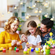 1.5m Easter Rabbit String Light 10 LED Lamp Easter Bunny Decorative Light Easter Decoration Happy Easter Decor
