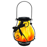Solar Flame Lantern Lights Flickering Flames Outdoor Solar Lights Hanging Lanterns Waterproof Decoration Lighting Lanterns In Australia - Darrahopens