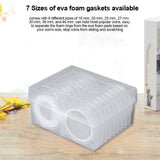 Coin Holder Capsules Round Plastic Clear Coin Container Case for Coins Storage Coin Collection Supplies