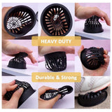 12 Pcs Hydroponics Pots with 10 Pcs Plant Labels Hydroponics Mesh Pot Black Growing Net for Hydroponics Supplies In Australia - Darrahopens