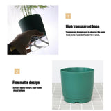 Automatic Self Watering Flower Pot Double Layer Design Water Storage Planter for Office Home Gardening